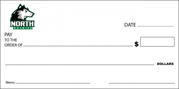 big school donation check